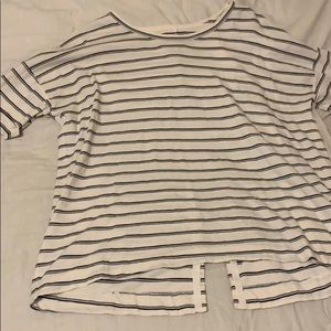 Madewell Oversized & Open Back Tee